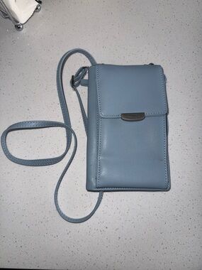 Prettyzys Sky Blue Crossbody Phone Bag